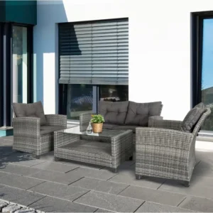 Patio Furniture Set with Cushions