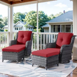 4 Pieces Patio Furniture Set