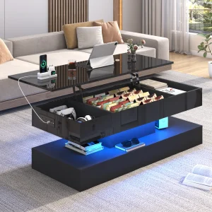 High Glossy LED Coffee Tables