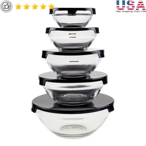 10 Piece Glass Storage Containers