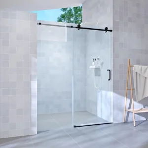 56"-60" W x 76" H Single Sliding Shower Door