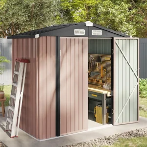 6.2x4 FT Shed Outdoor Storage