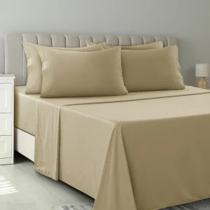 Lux Décor 6Pc Solid Sheet Set